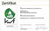 KWF Zertifizierung Brennholzbetrieb