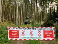 Wald Absperrung